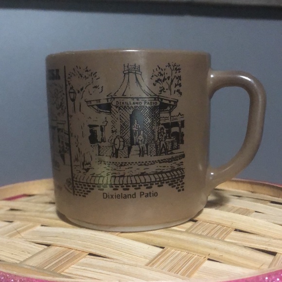 Vintage Opryland Nashville  USA federal brown milk glass mug, cup - Picture 2 of 9